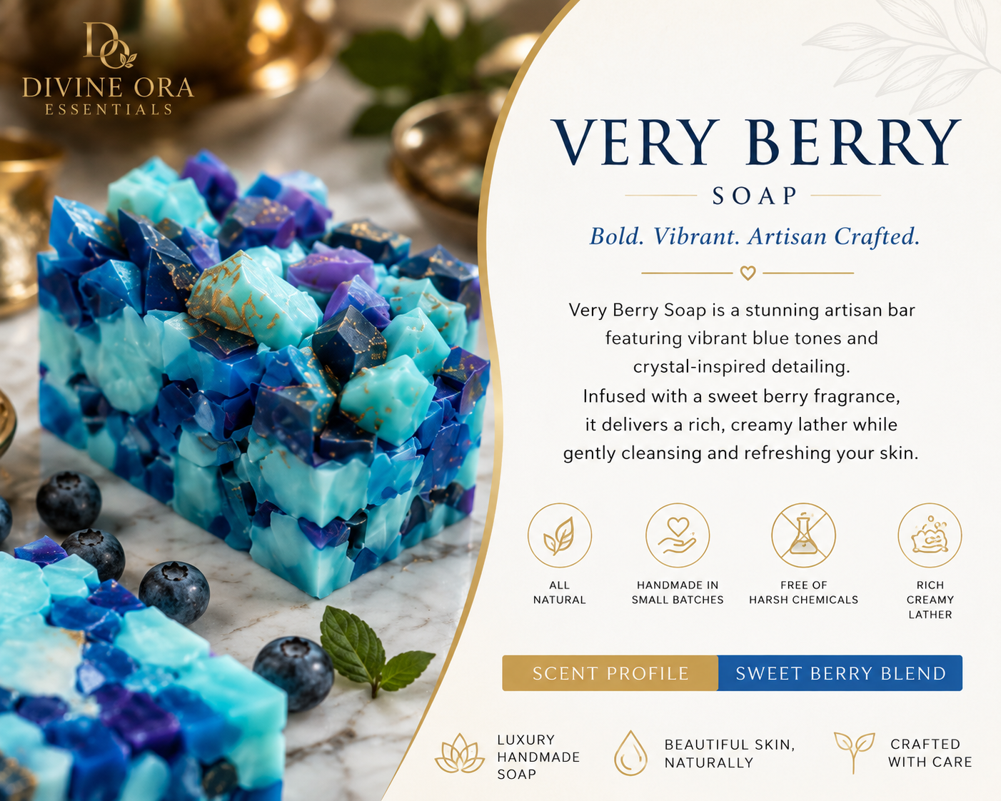 Very Berry Artisan Handmade Soap