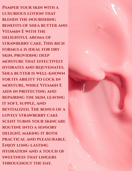 Divine Strawberry Cake Moisturizing Lotion