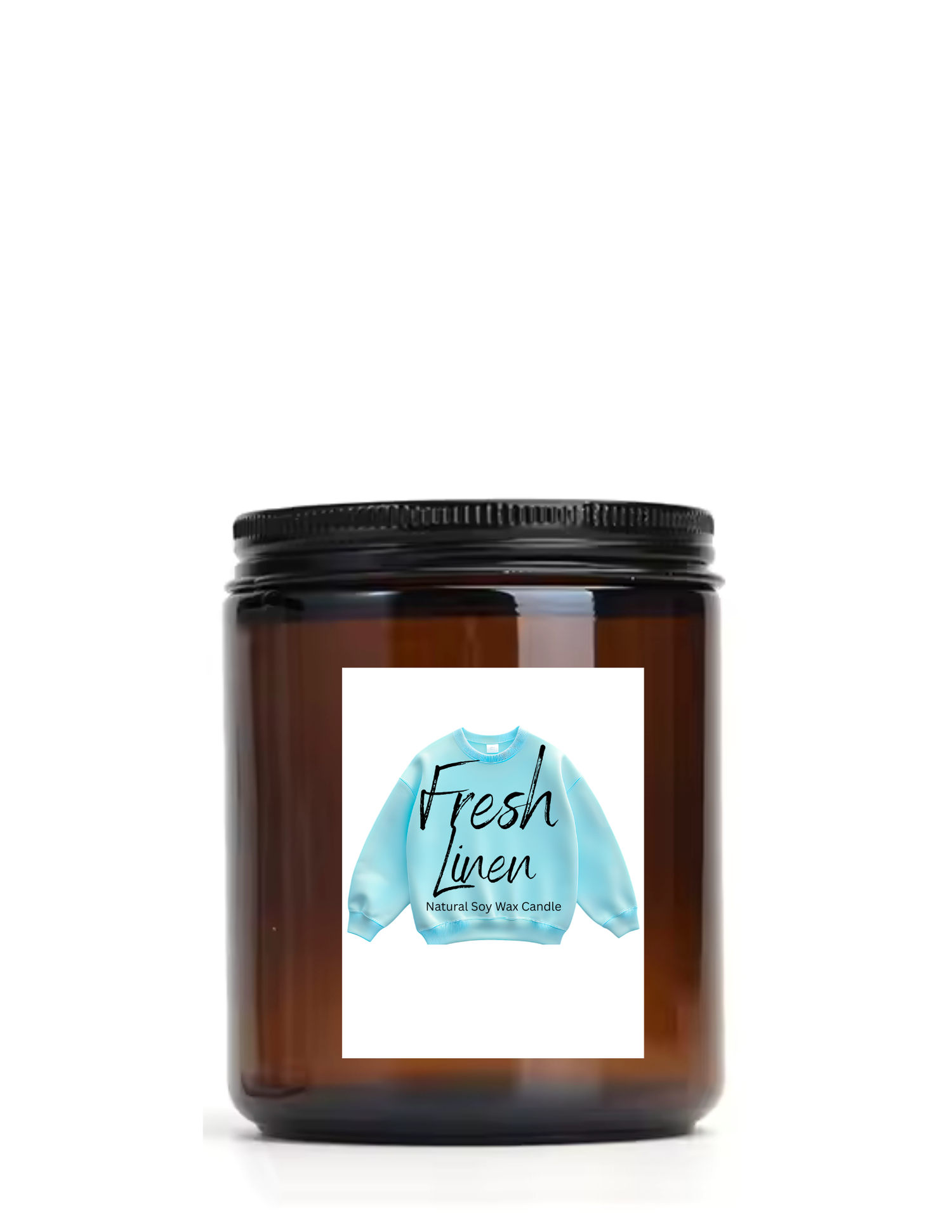 Fresh Linen Odor Eliminator Natural Soy Wax Candle