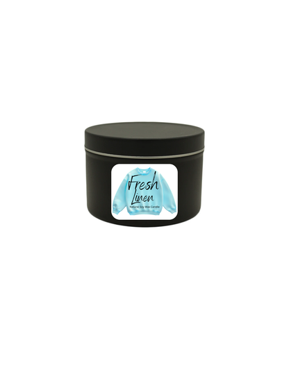 Fresh Linen Odor Eliminator Natural Soy Wax Candle