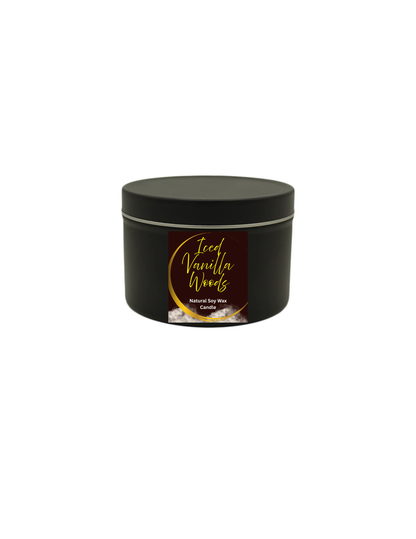 Iced Vanilla Woods Scented Candle