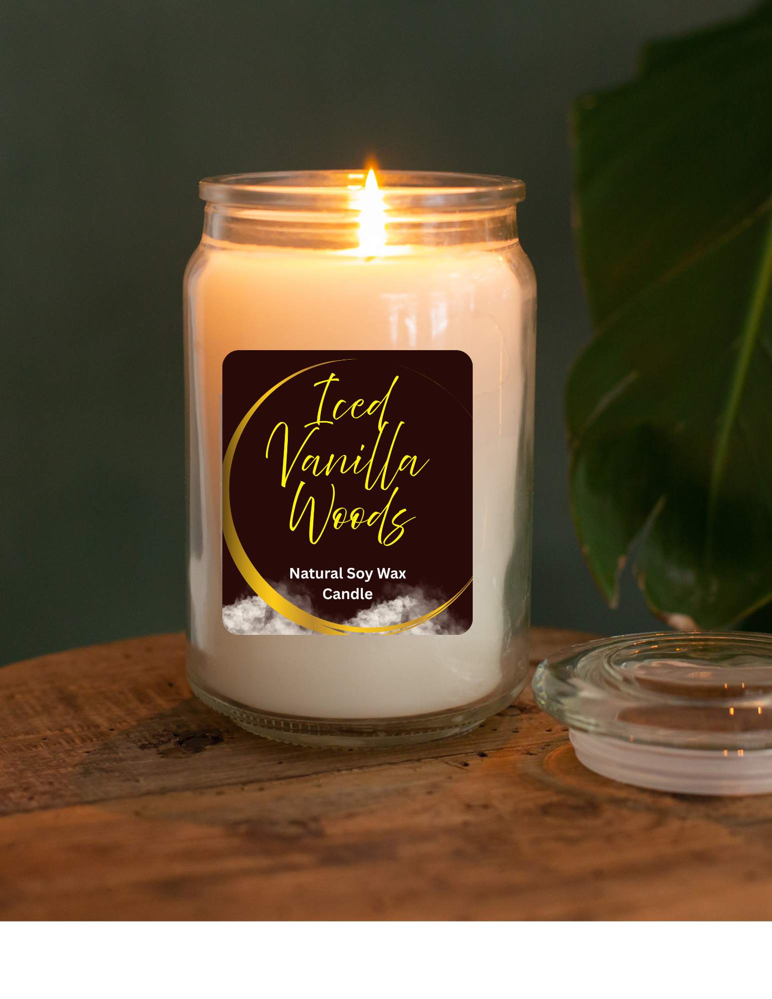 Iced Vanilla Woods Scented Candle