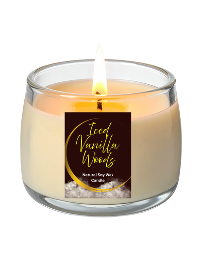 Iced Vanilla Woods Scented Candle