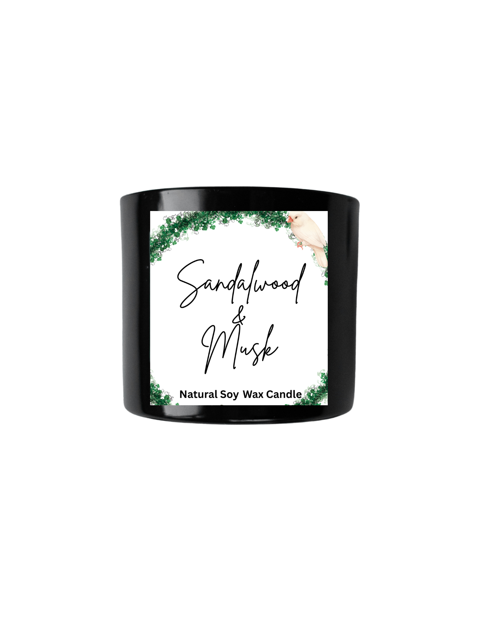 Sandalwood and Musk Scented Candle