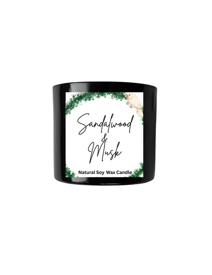 Sandalwood and Musk Scented Candle